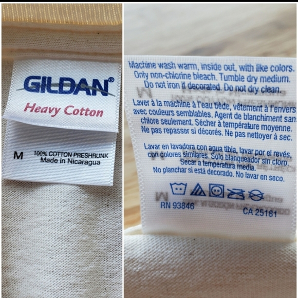 Gildan Heavy Cotton Smoke Report Graphic tee M - Picture 9 of 10